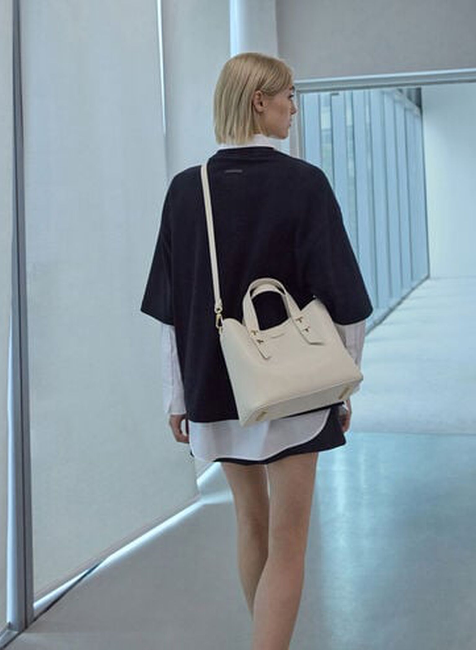 Shania Tote Bag, Cream, hi-res