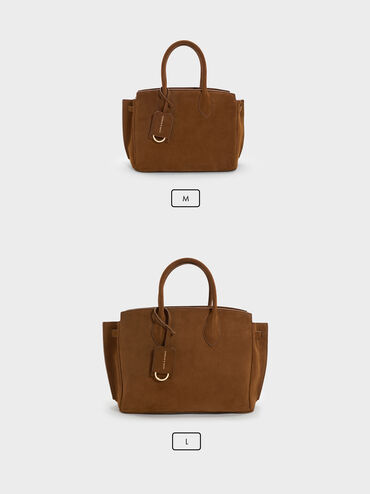 Ginevra Tote Bag, Pecan Brown, hi-res