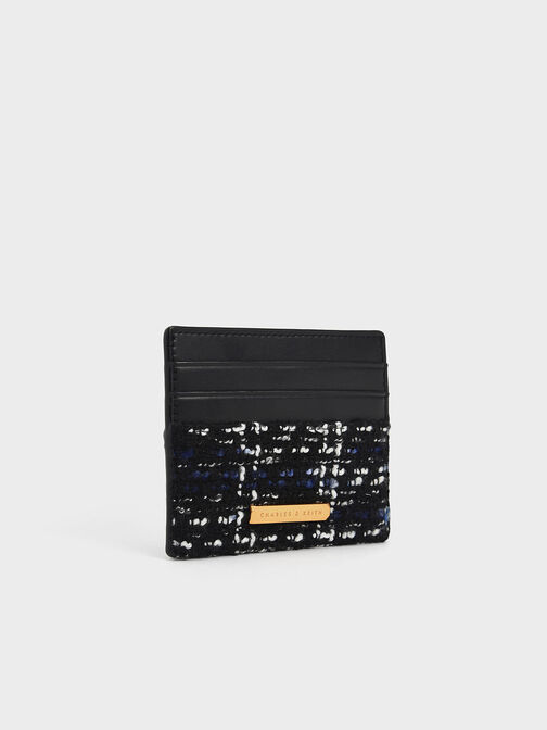 Tweed Card Holder, Multi, hi-res