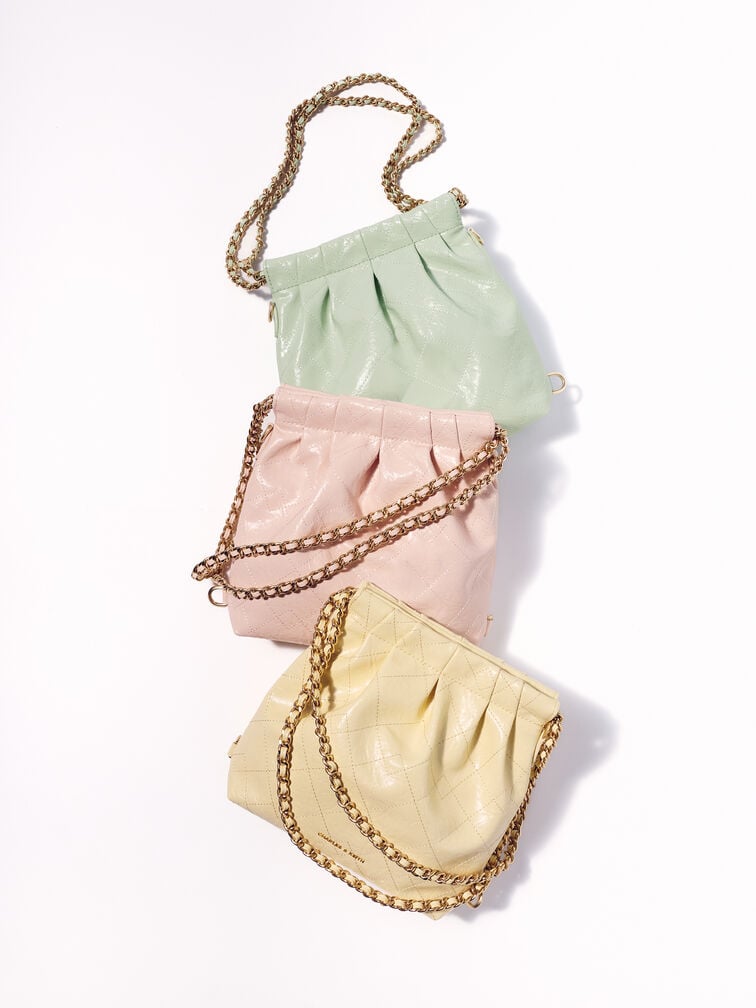 듀오 체인 핸들 투웨이 백팩, 버터 옐로우, hi-res