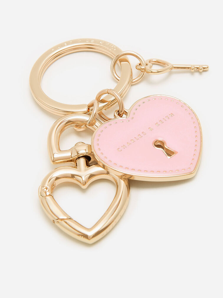 Finders Key Purse Double Heart Key'p It Up Purse Hanger Keychain