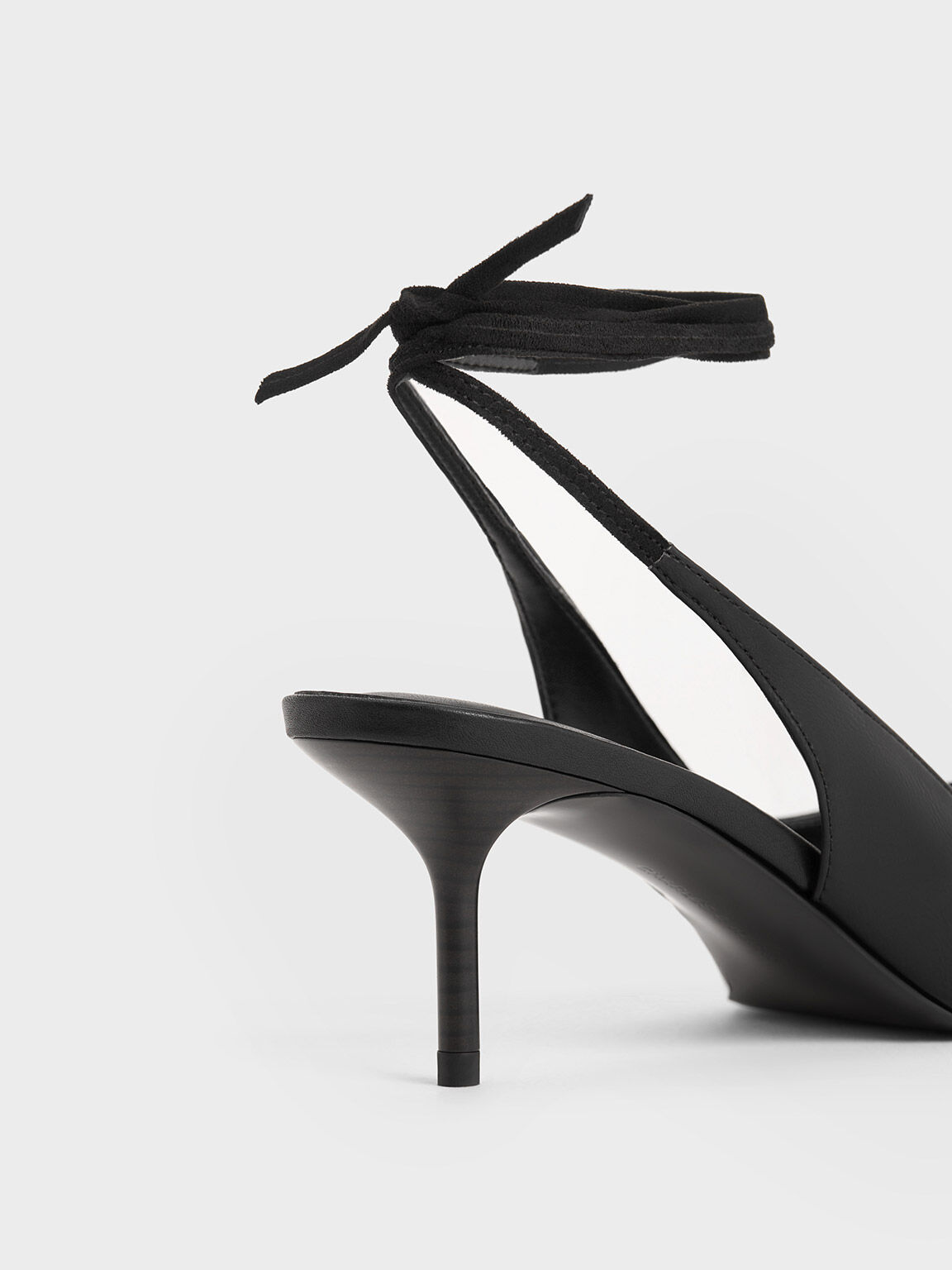 Black satin pointed toe pumps shop