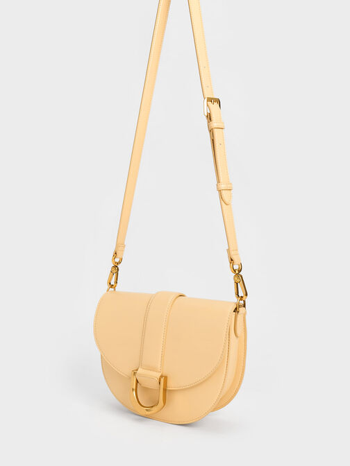 Bolso saddle Gabine, Beige, hi-res