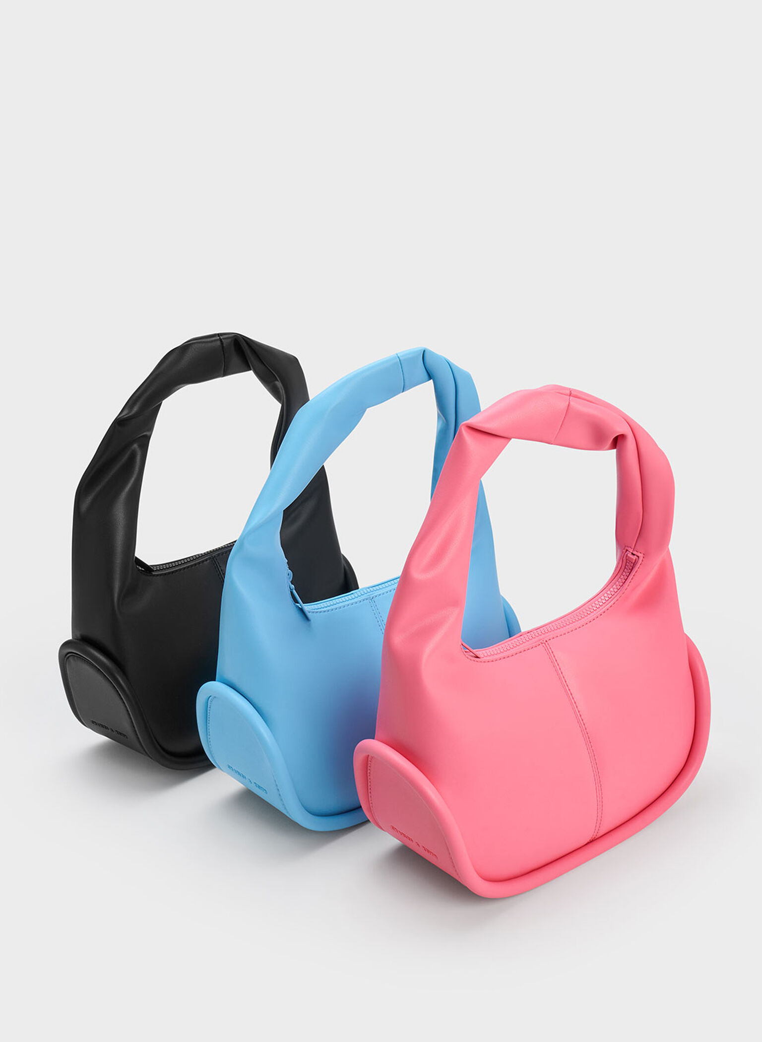 Tubular Slouchy Hobo Bag, Pink, hi-res
