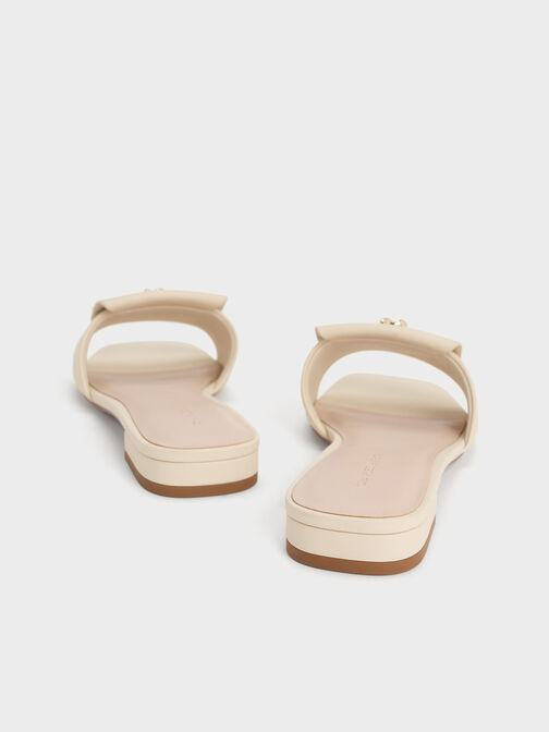 Sandalias con detalle de nudo, Blanco tiza, hi-res