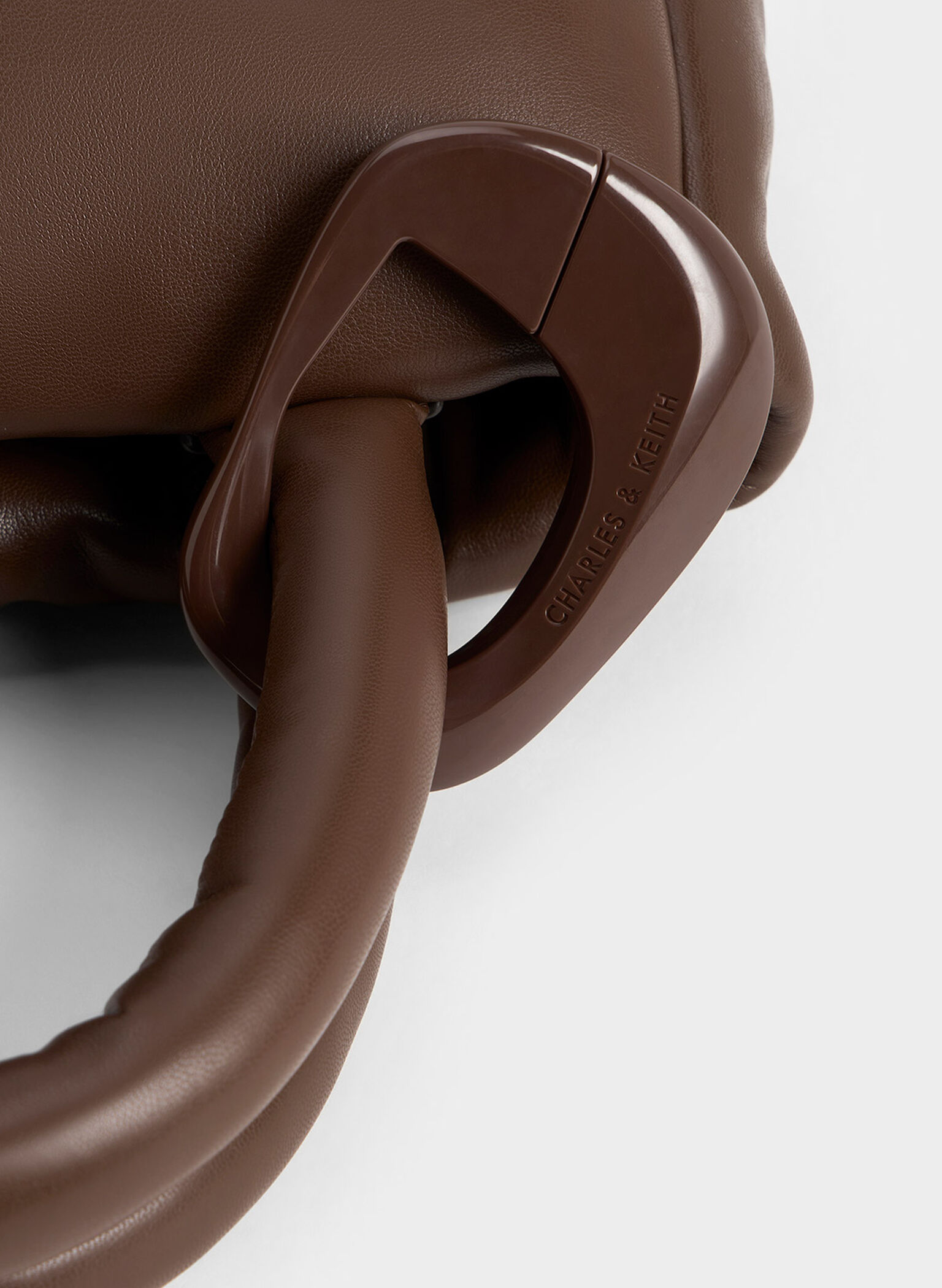 Moore Padded Tote Bag, Dark Brown, hi-res