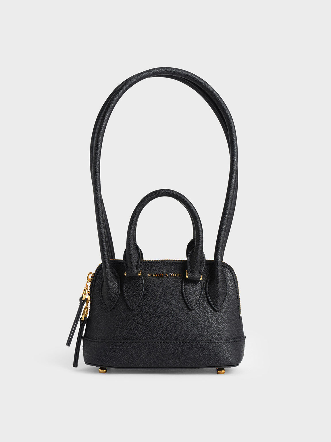 Harmonee Four Handle Handbag, Black, hi-res