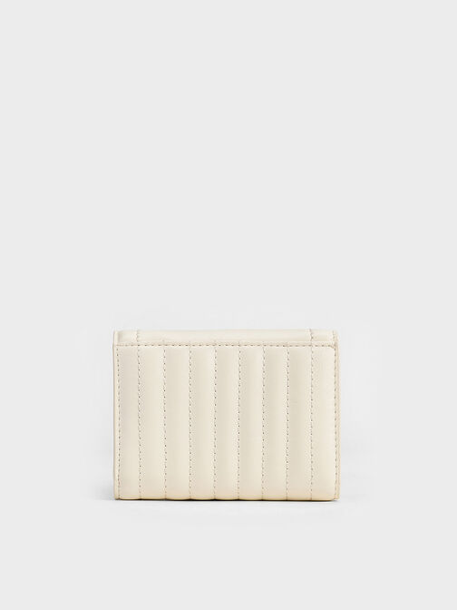 Donna Crinkle-Effect Wallet, Cream, hi-res