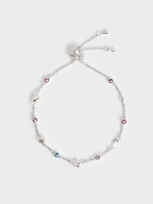 Oceana Crystal Bracelet, Silver, hi-res