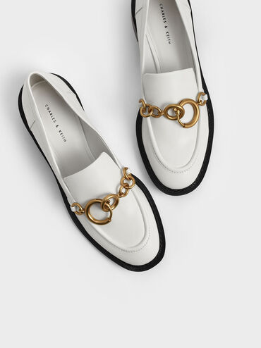 Chain Link Loafers, Chalk, hi-res