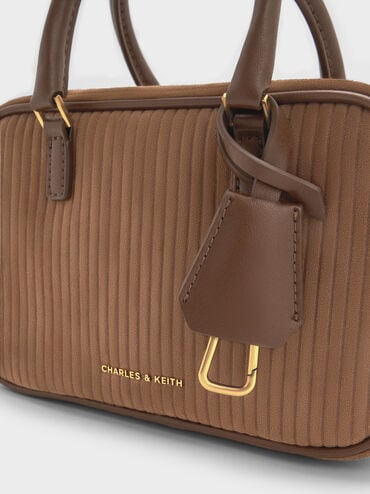 Mini bolso de bolos de pana Sianna, Mocha Brown, hi-res