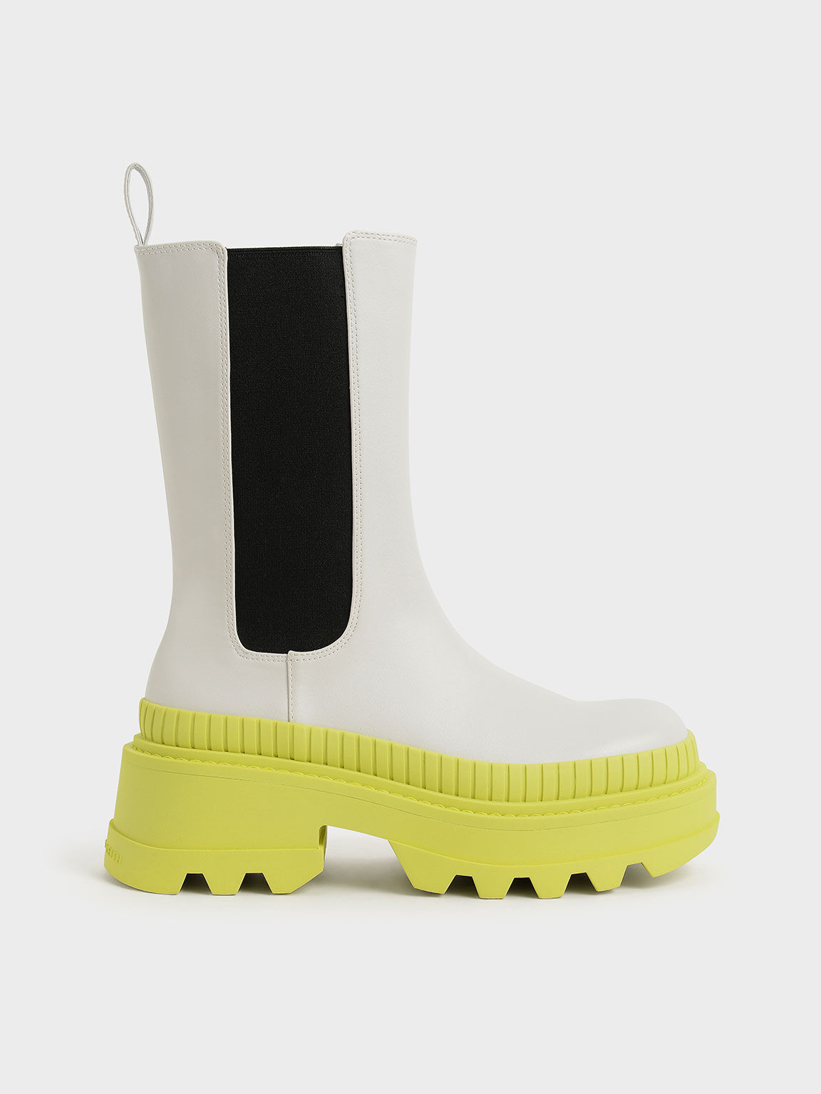 Lime​ Rhys Coloured Sole Chelsea Boots​ CHARLES & KEITH US