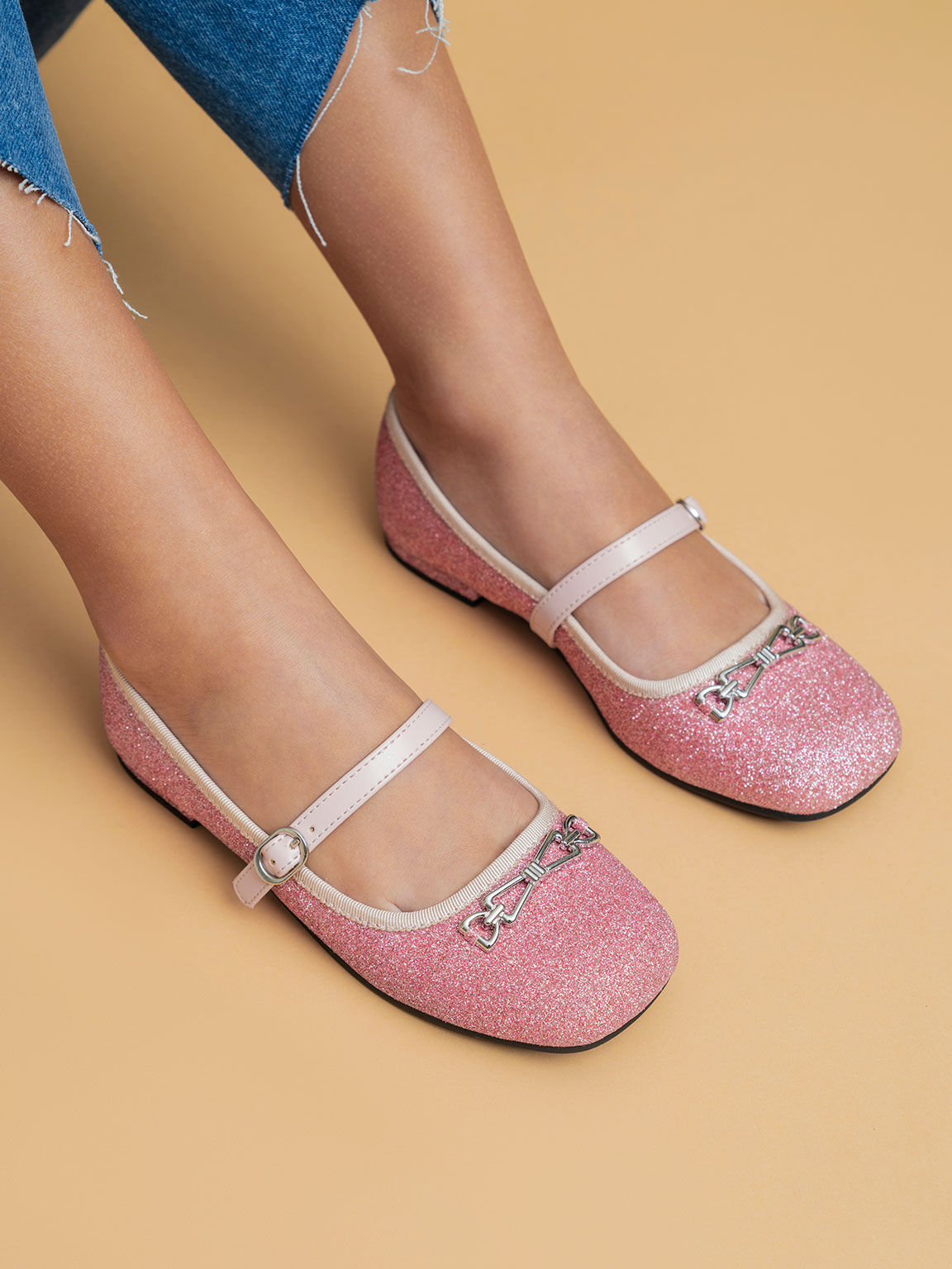 Pink shop mary janes