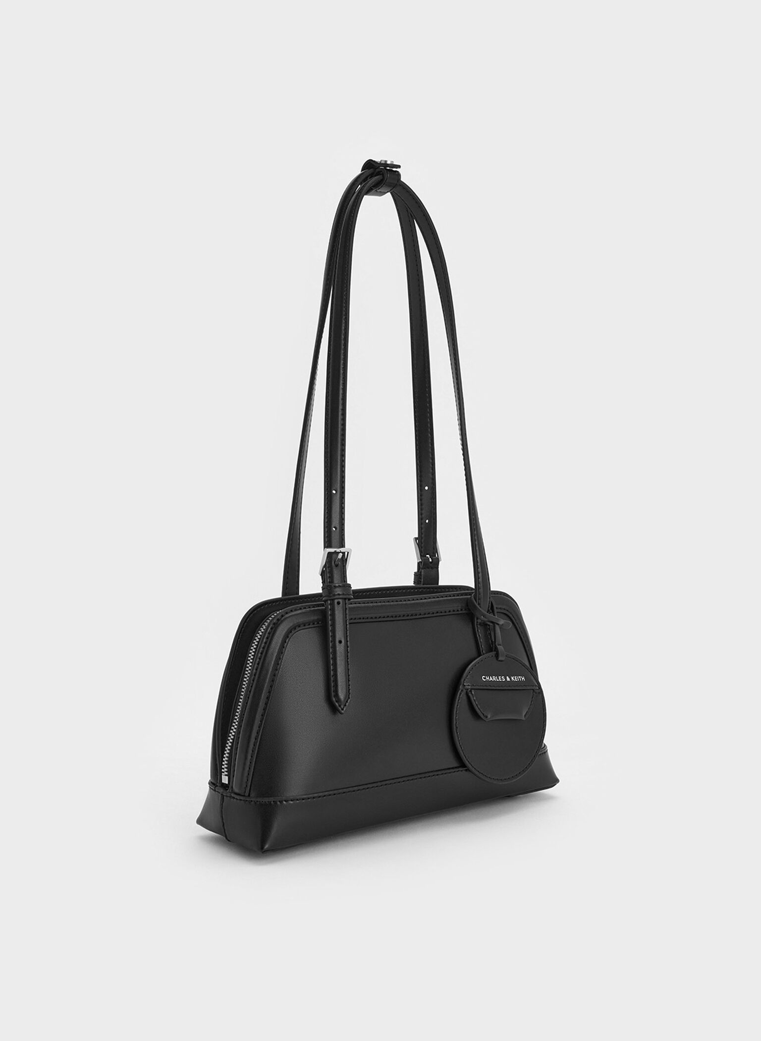 Enola Elongated-Handle Bag, Noir, hi-res