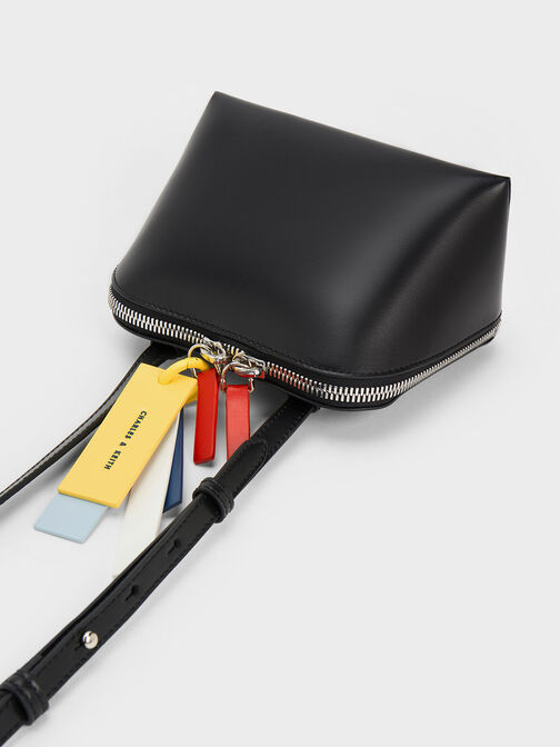 Cockade Crossbody Bag, Black, hi-res