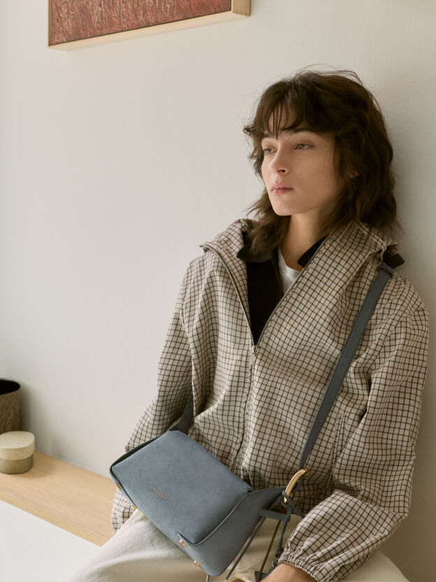 Aislin Shoulder Bag, Smoky Blue, hi-res