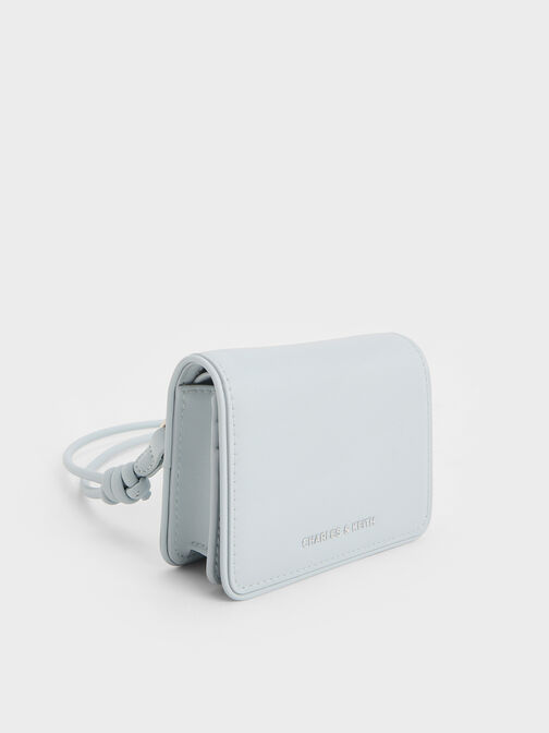 Lyla Knotted-Strap Wallet, Sea Salt Blue, hi-res