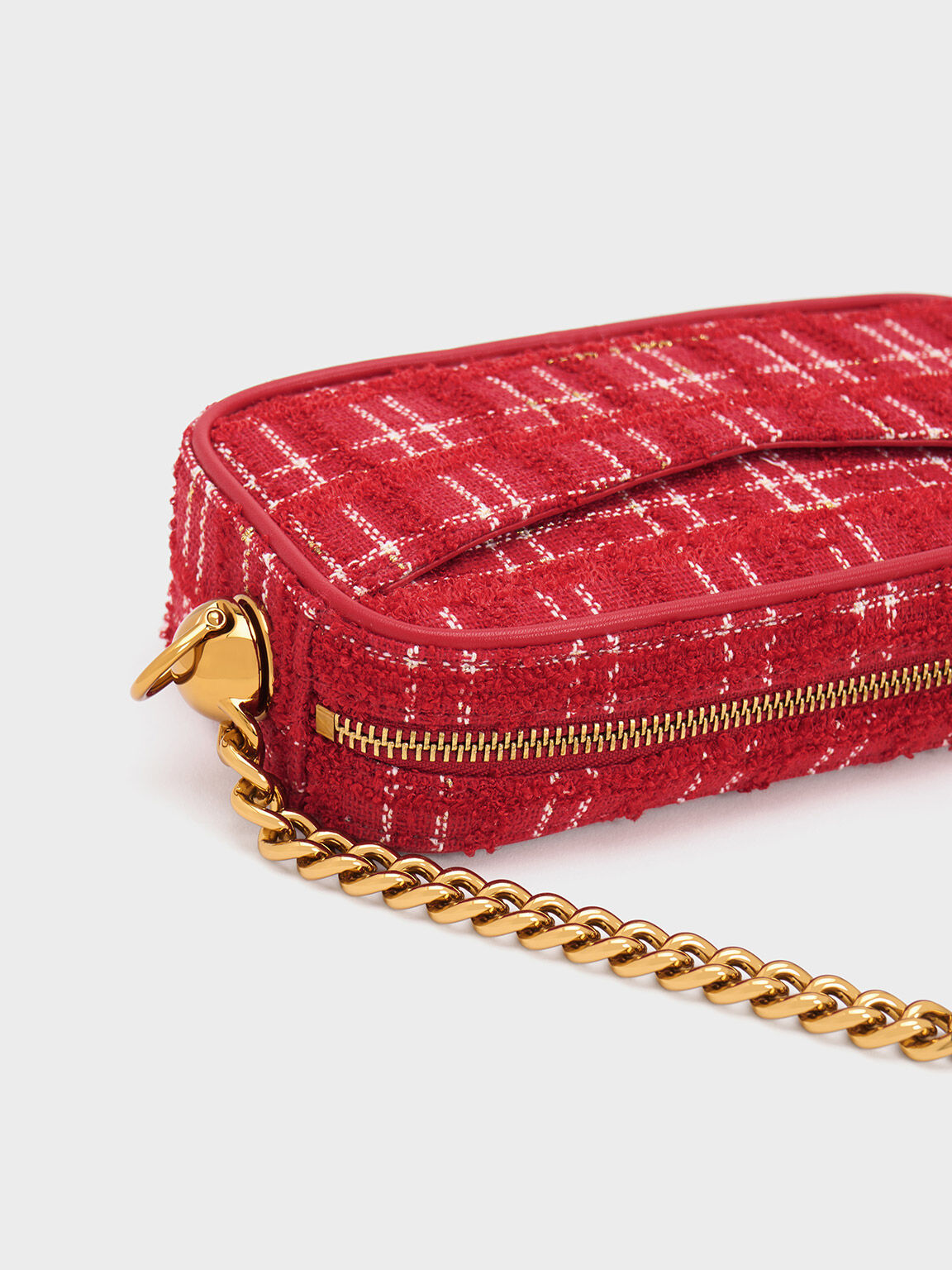 Red clutch purse near me on sale