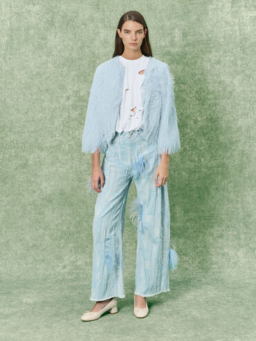 보우 발레 펌프스, 초크, hi-res