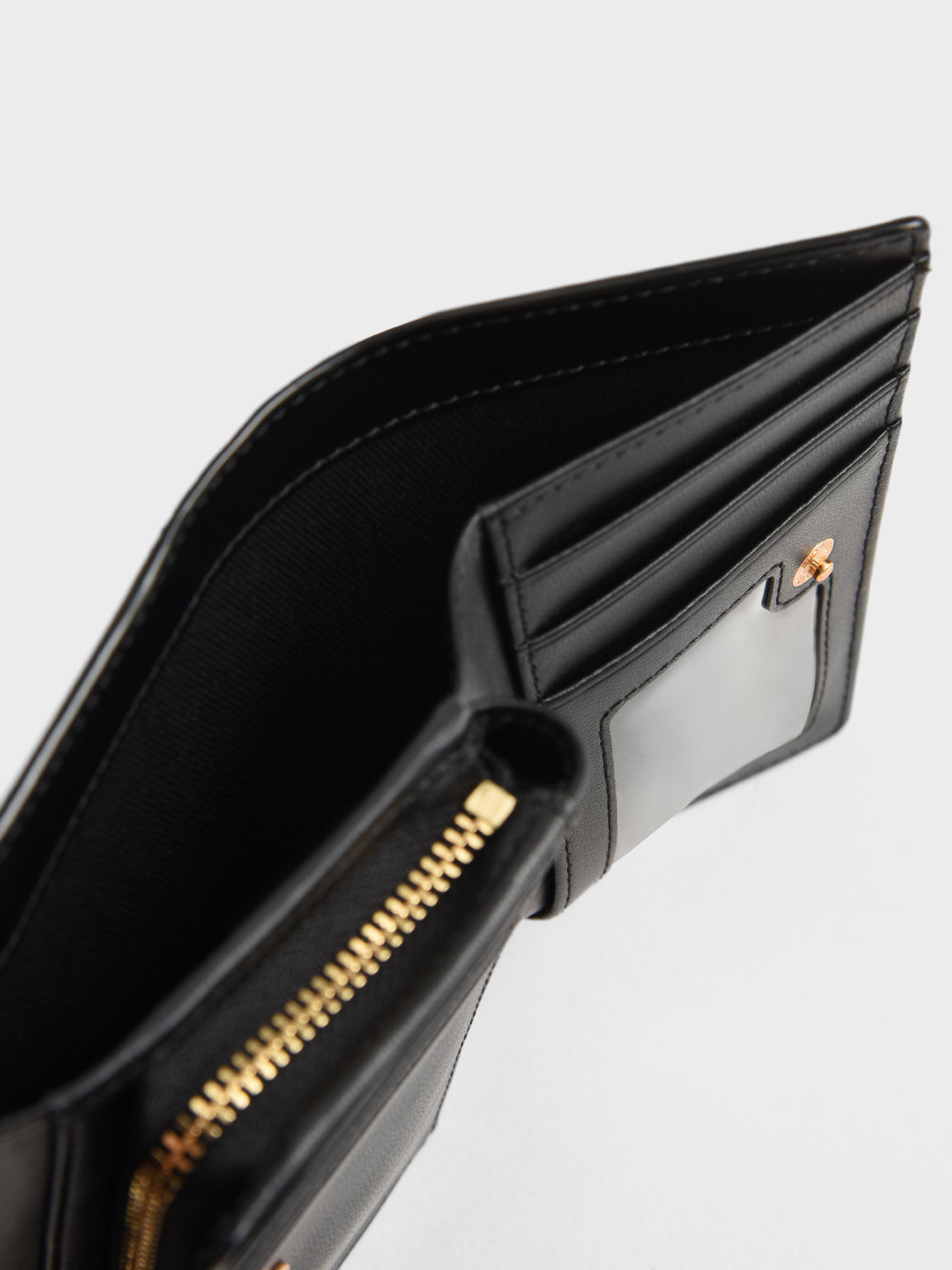 Rowan Bead-Handle Wallet, Black, hi-res