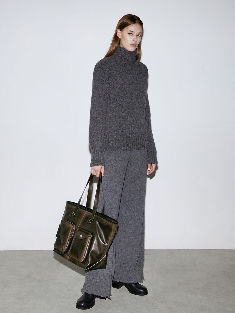 Thora Canvas Multi-Pocket Tote Bag, Multi, hi-res