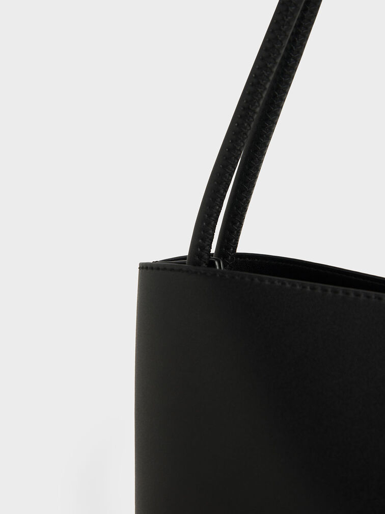 Leia Tote Bag, Black, hi-res