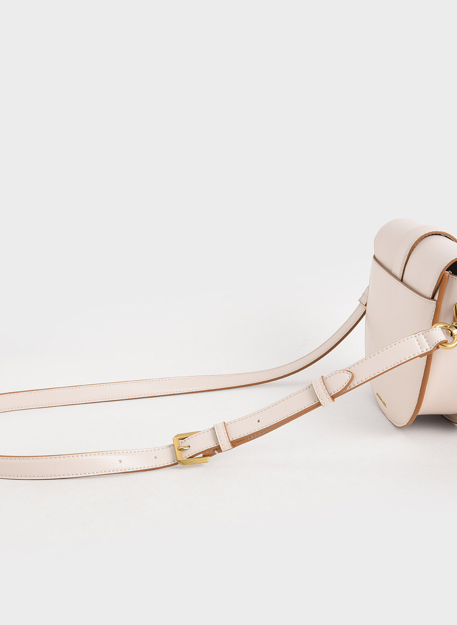 Gabine Saddle Bag, Pink, hi-res