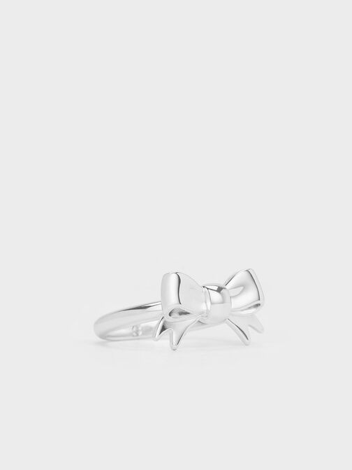 Paige Ribbon Ring, Silver, hi-res