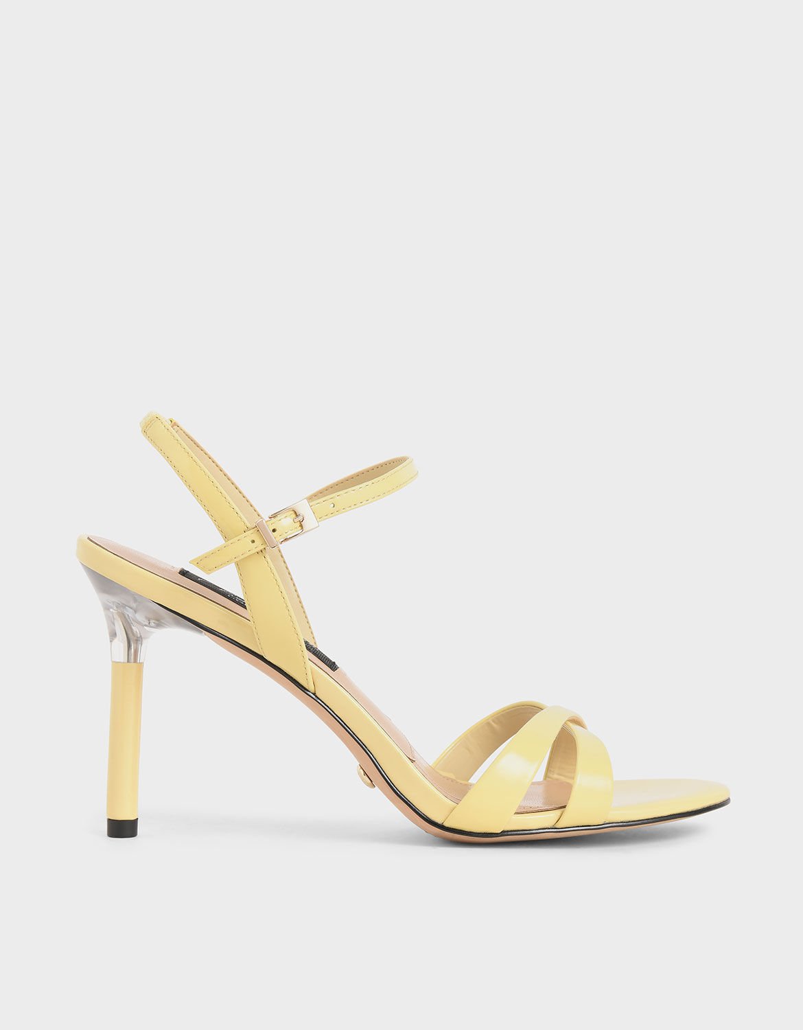 yellow patent leather heels