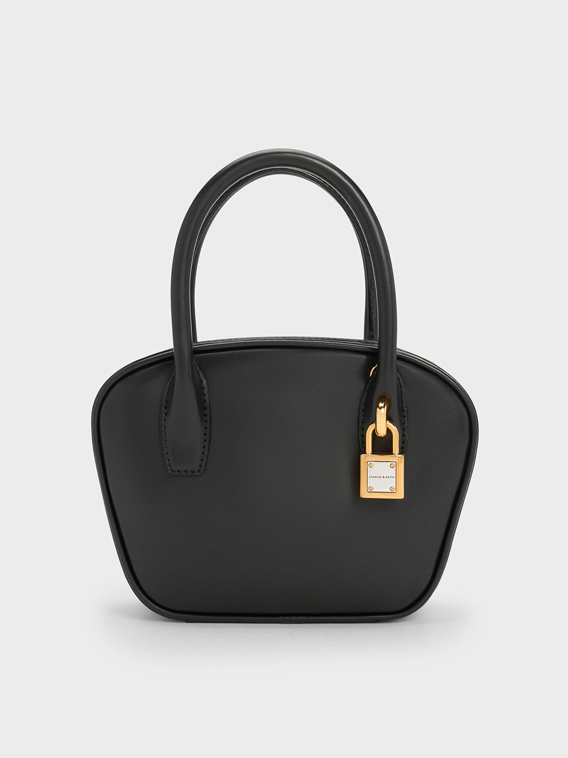 Suki Padlock Tote Bag, Black, hi-res