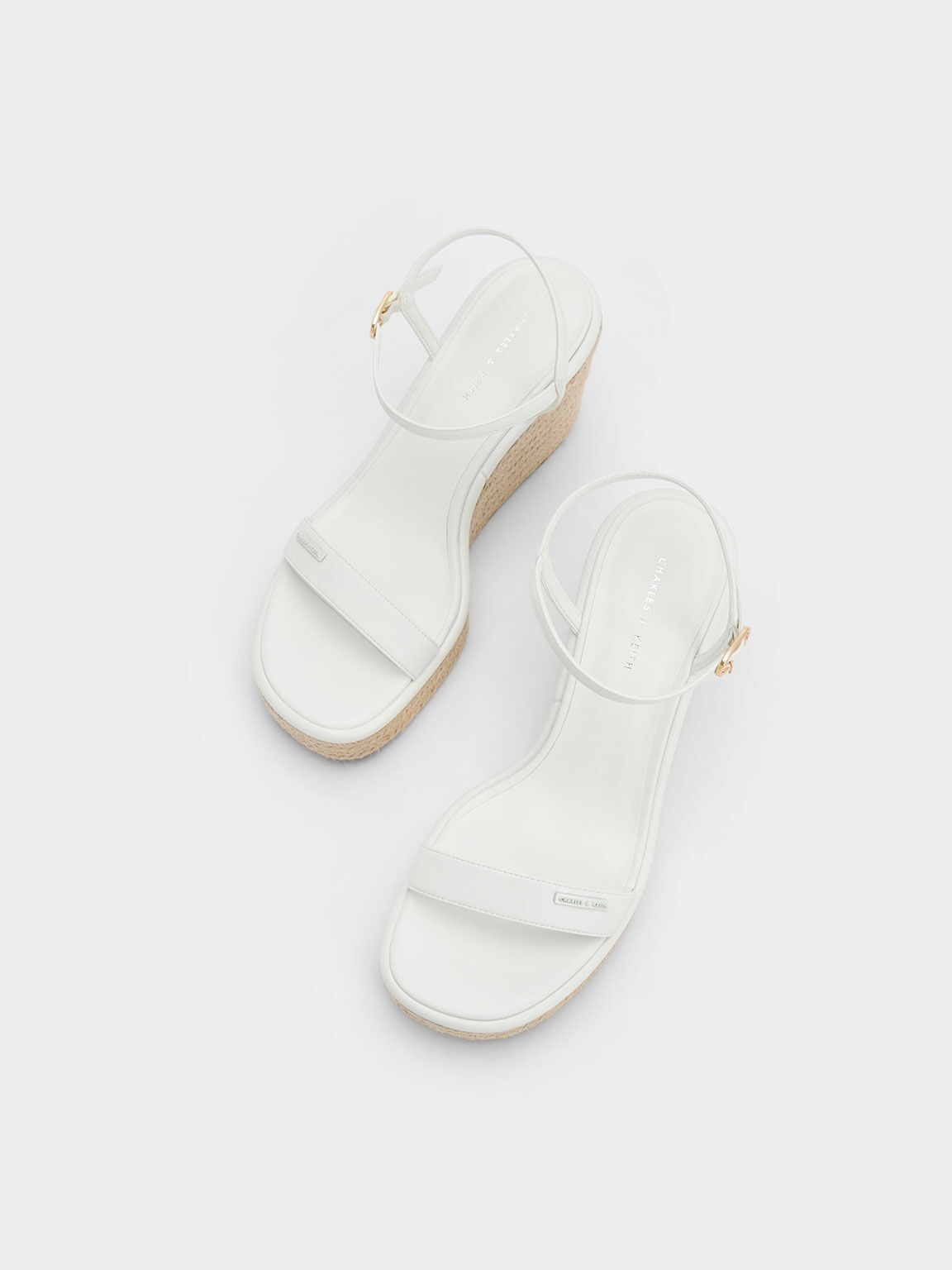 Cuñas alpargata, Blanco tiza, hi-res