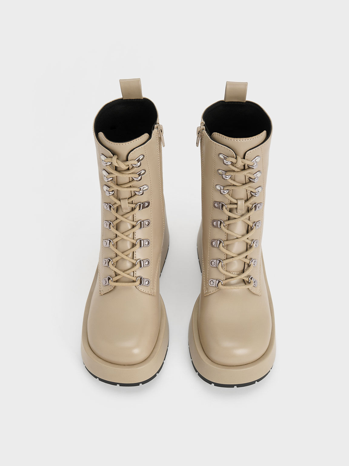 Stradivarius lace up boots online
