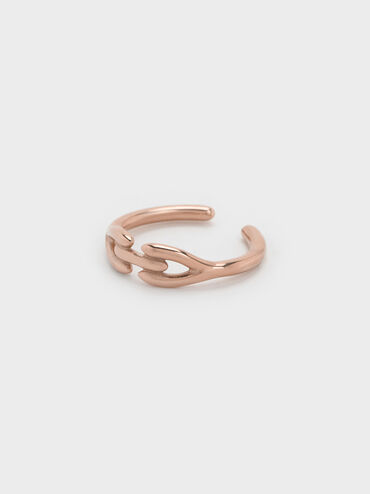 Kris Sculptural Ring, Rose Gold, hi-res