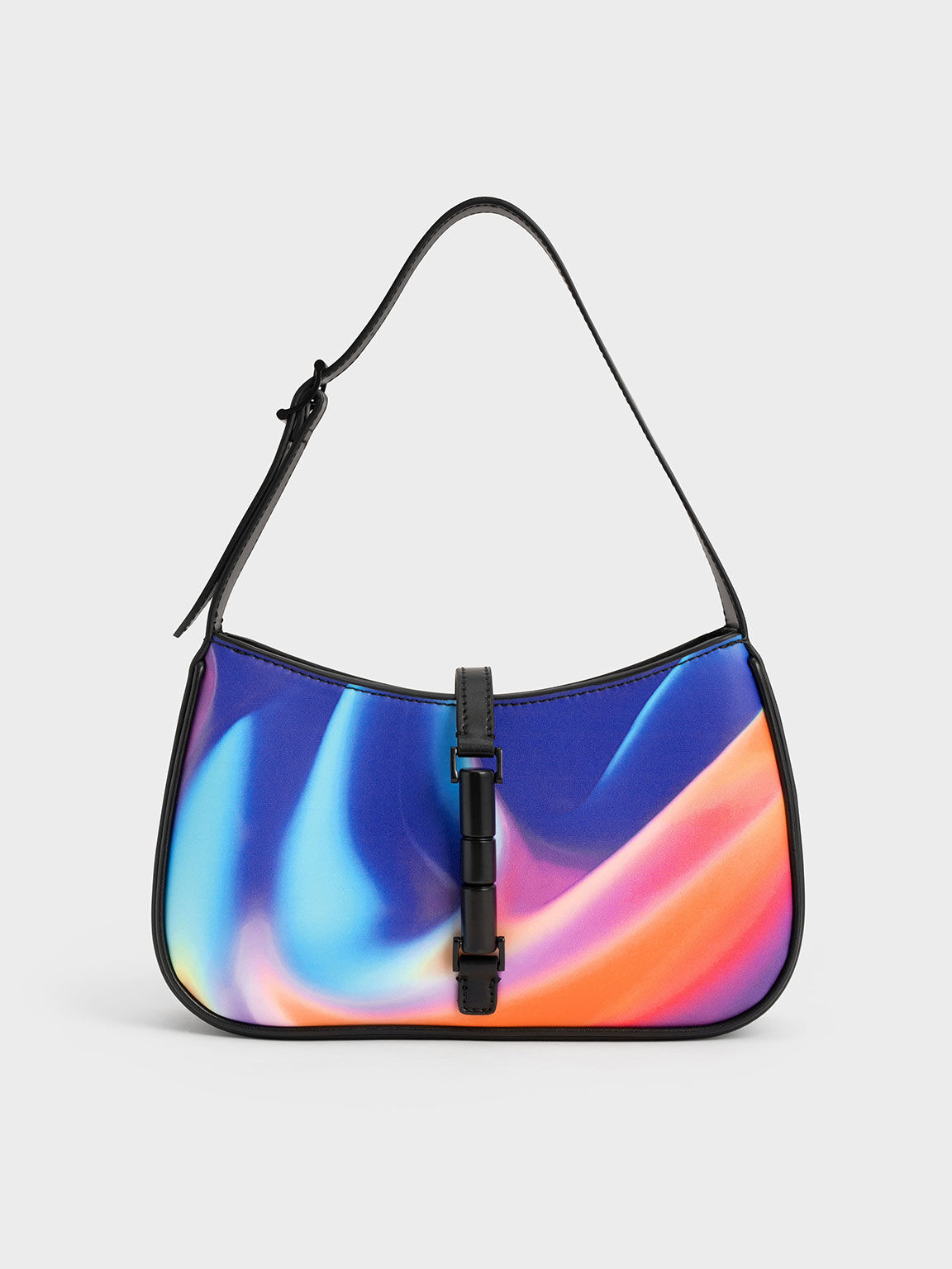 charles and keith holographic bag