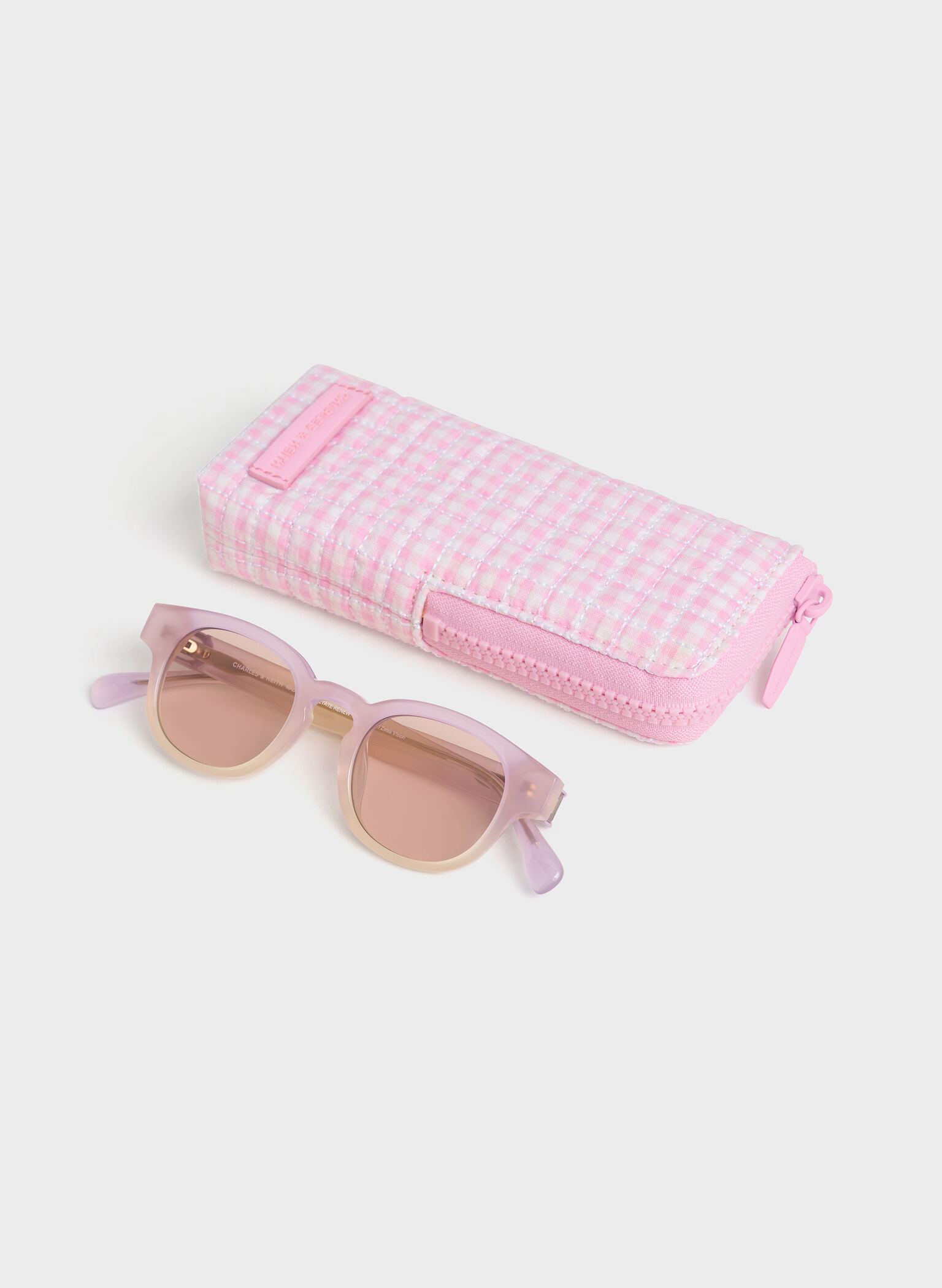 Girls' Gabine Sunglasses, Jelly Pink, hi-res