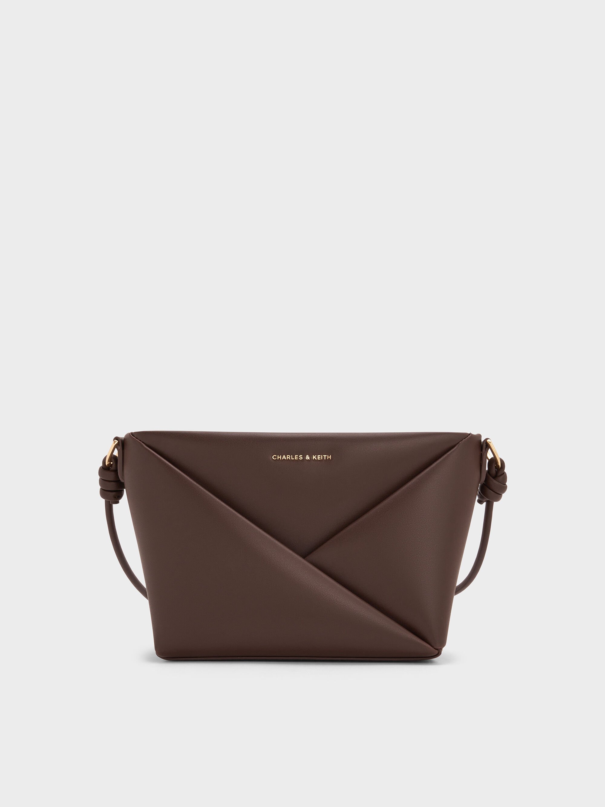 Espresso Brown Midori Geometric Crossbody Bag - Espresso Brown