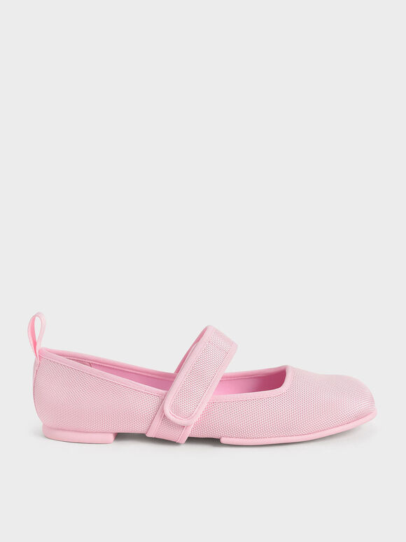 環保材質：Nori 瑪莉珍鞋, 淺粉色, hi-res