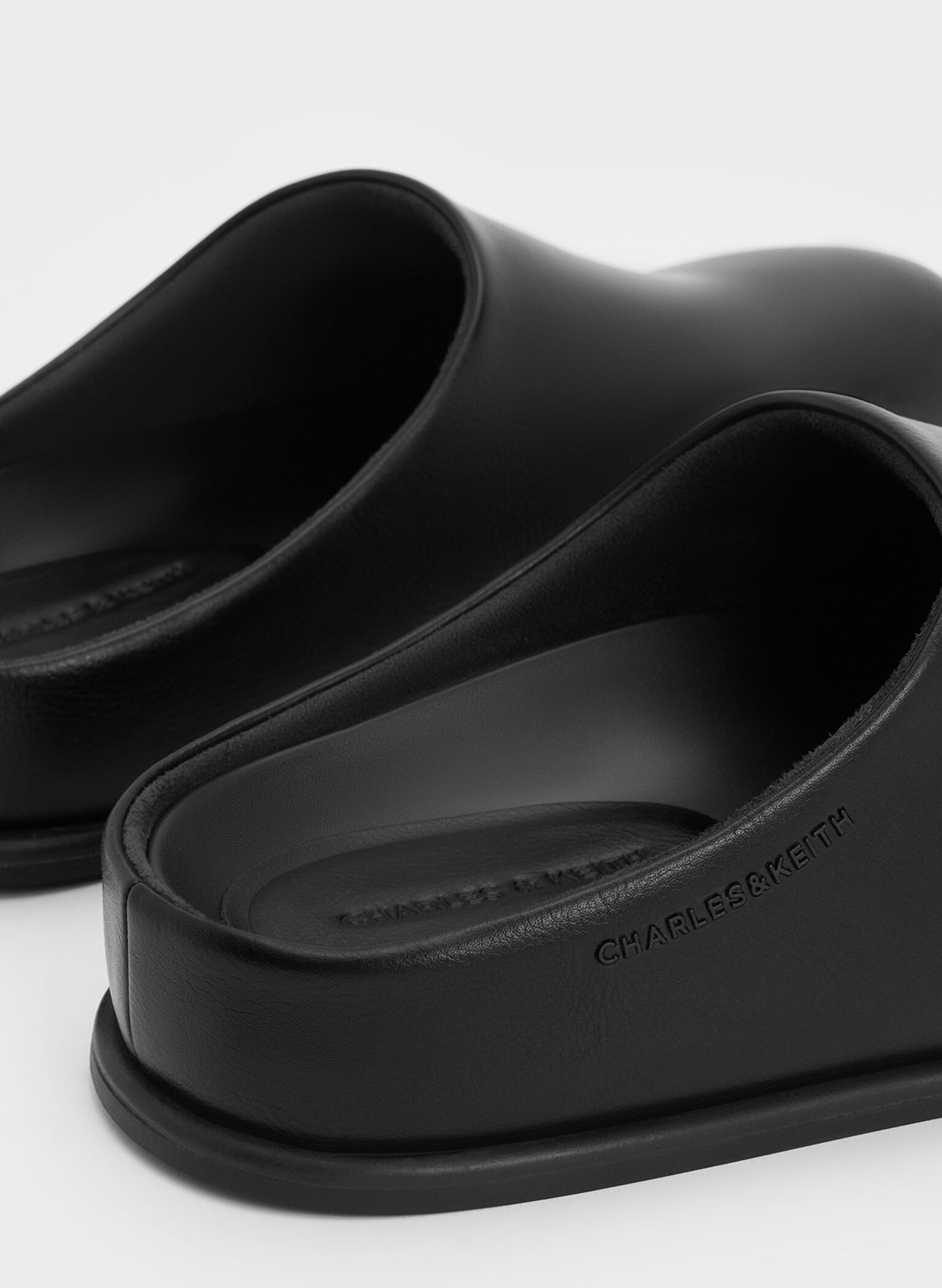 Mules de plataforma baja, Negro, hi-res