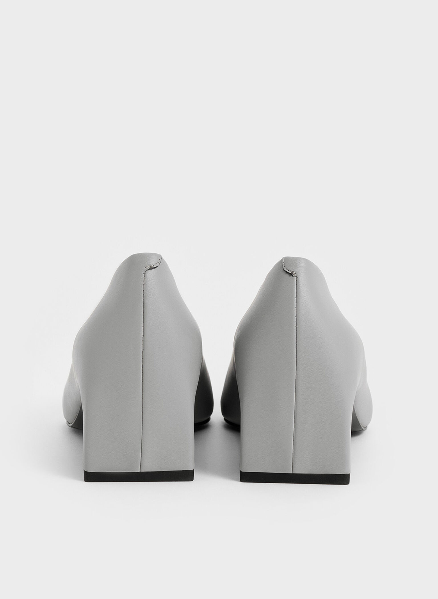 Lorde Blade-Heel Pointed-Toe Pumps, Grey, hi-res