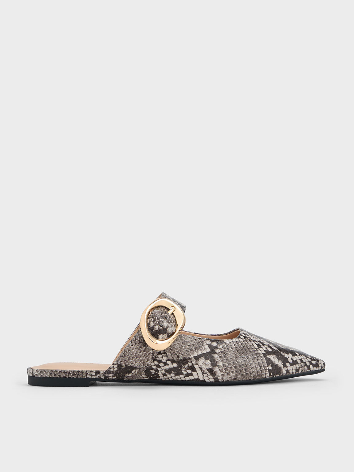 Leopard print flat mules online