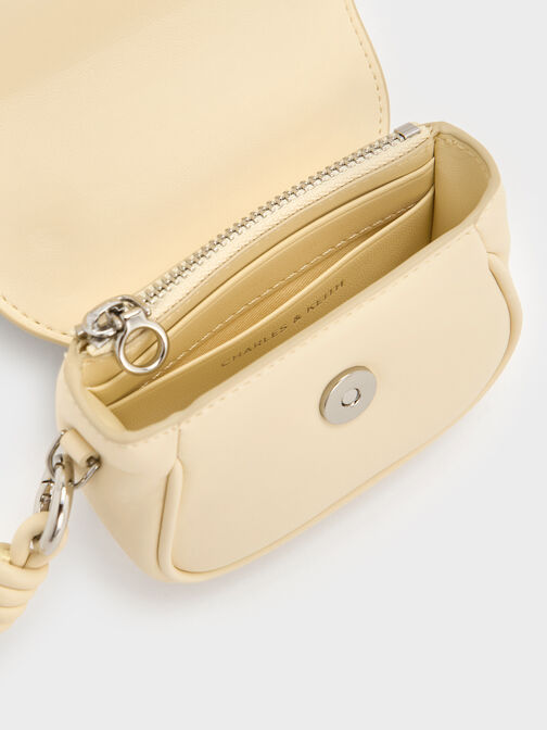 Sammie Knotted-Strap Wristlet, Butter Yellow, hi-res