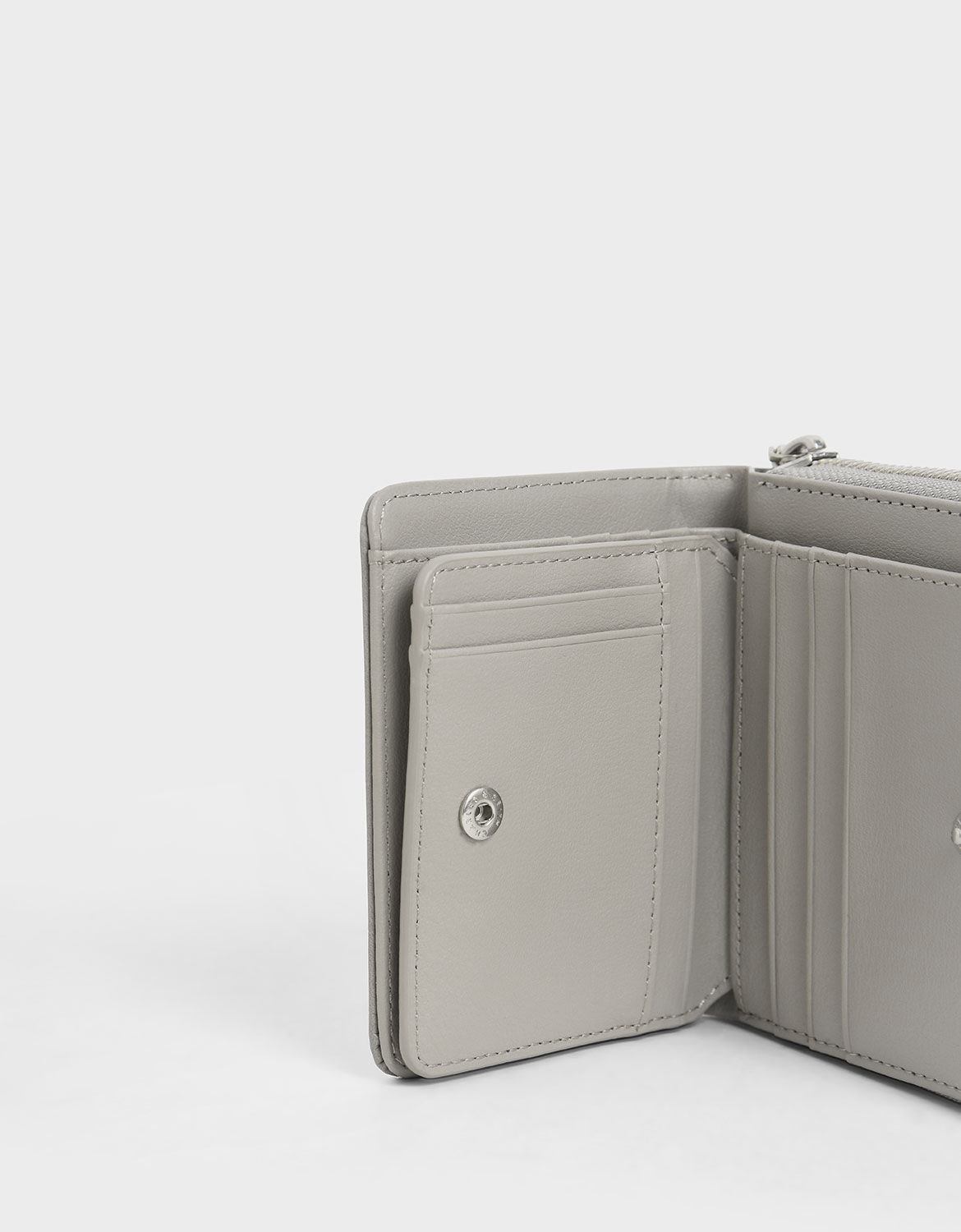 Charles and keith croc best sale effect mini long wallet