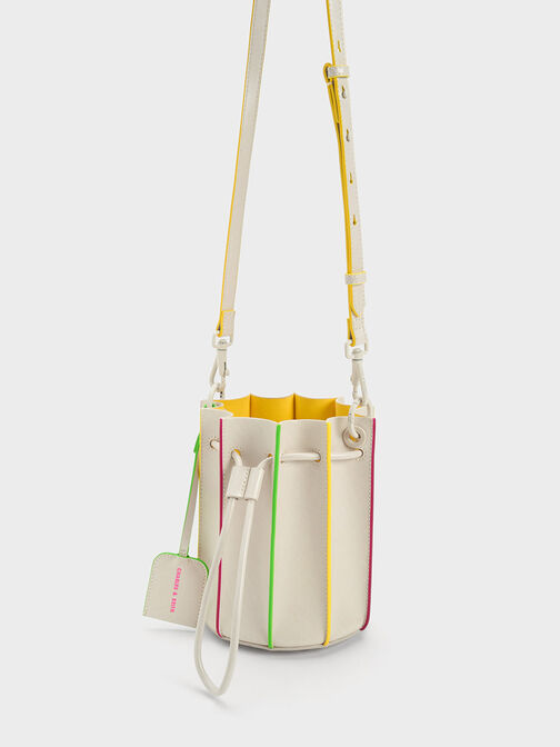 Clove Top Handle Bucket Bag, Chalk, hi-res