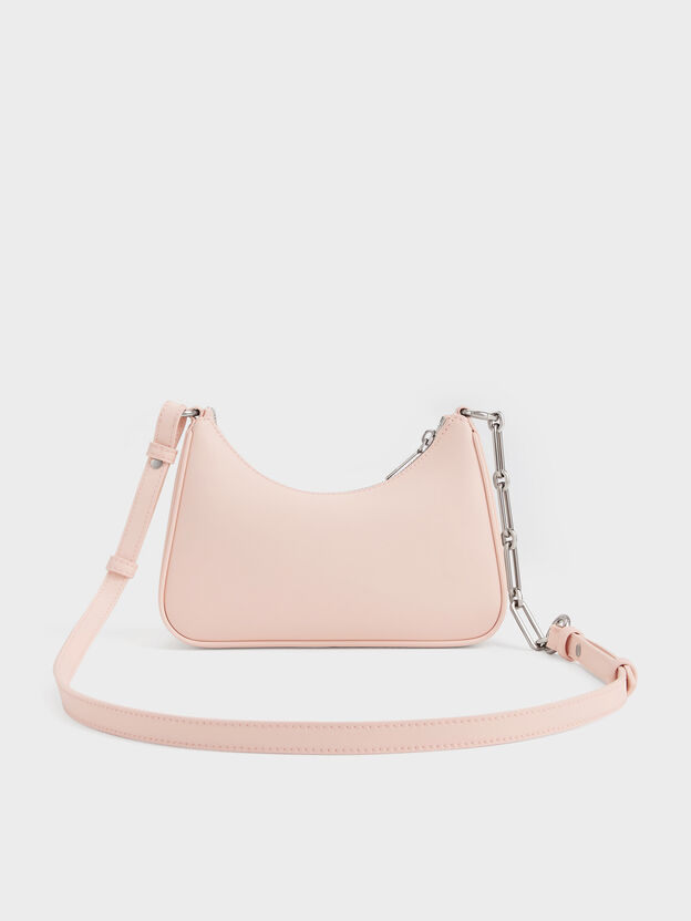 Lane Chain-Strap Shoulder Bag, Soft Pink, hi-res