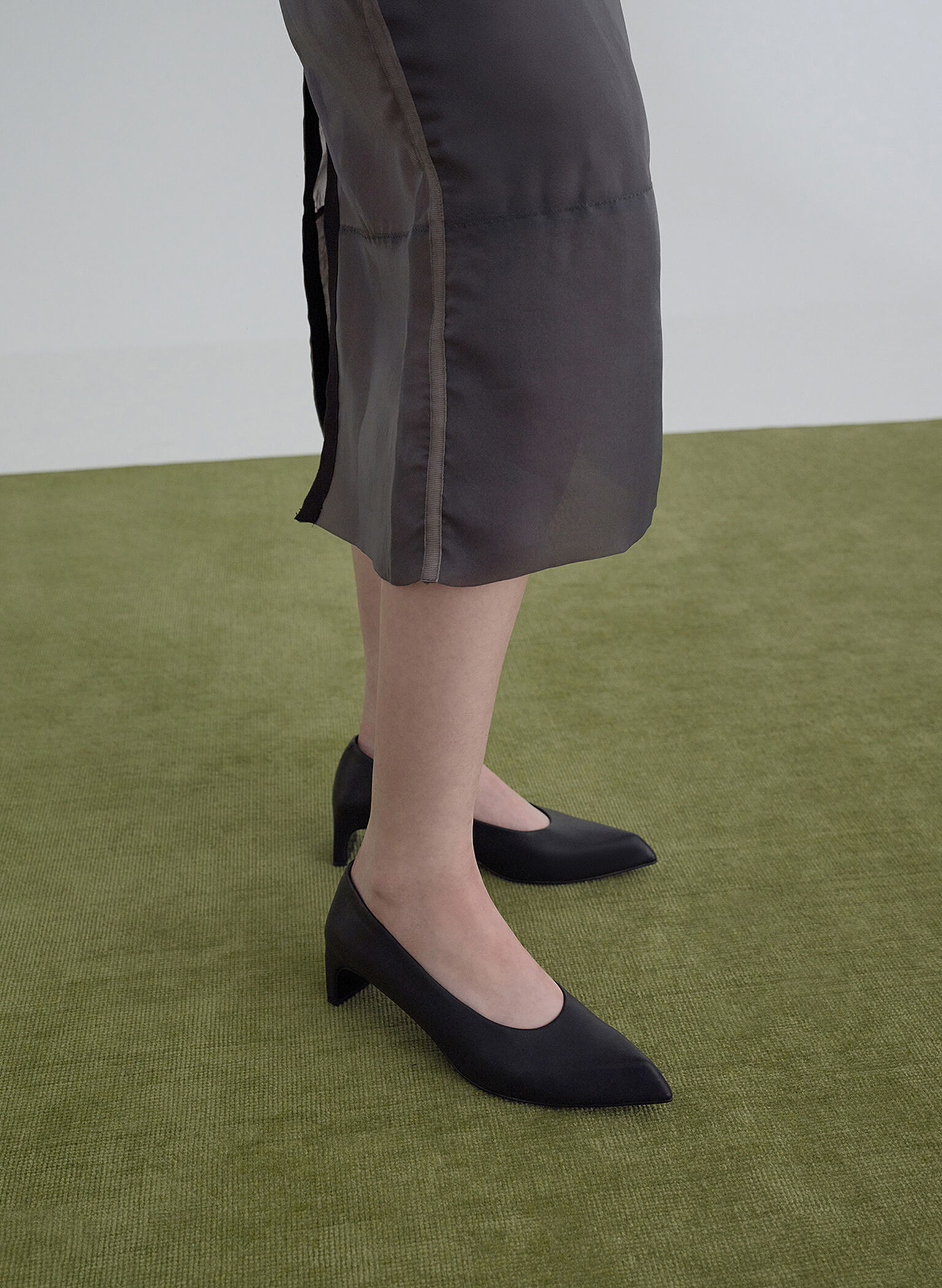 Tacones de punta Lorde con tac�n fino, Negro, hi-res