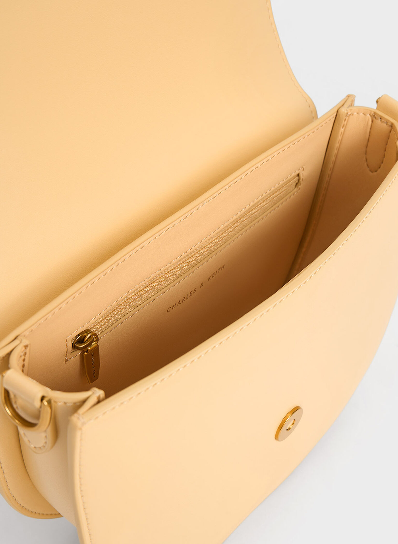 Gabine Saddle Bag, Beige, hi-res