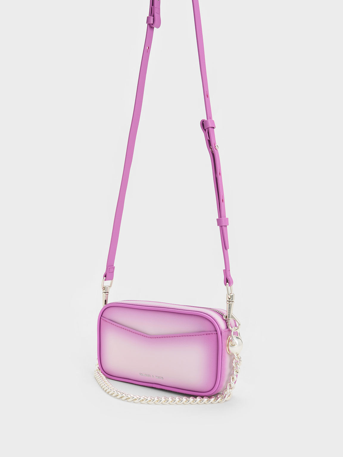 Cayce Ombre Boxy Crossbody Bag Purple