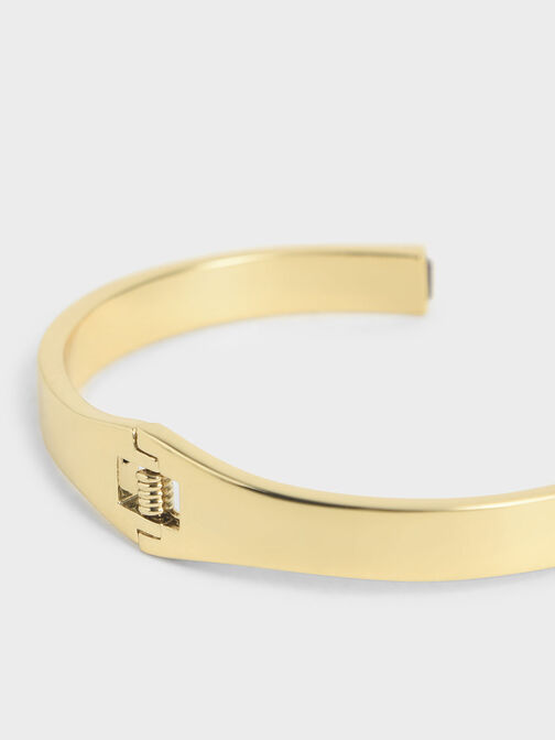Swarovski� Crystal Cuff Bracelet, Gold, hi-res