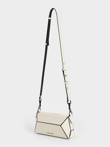 Nasrin Geometric Chain-Handle Shoulder Bag, Multi, hi-res