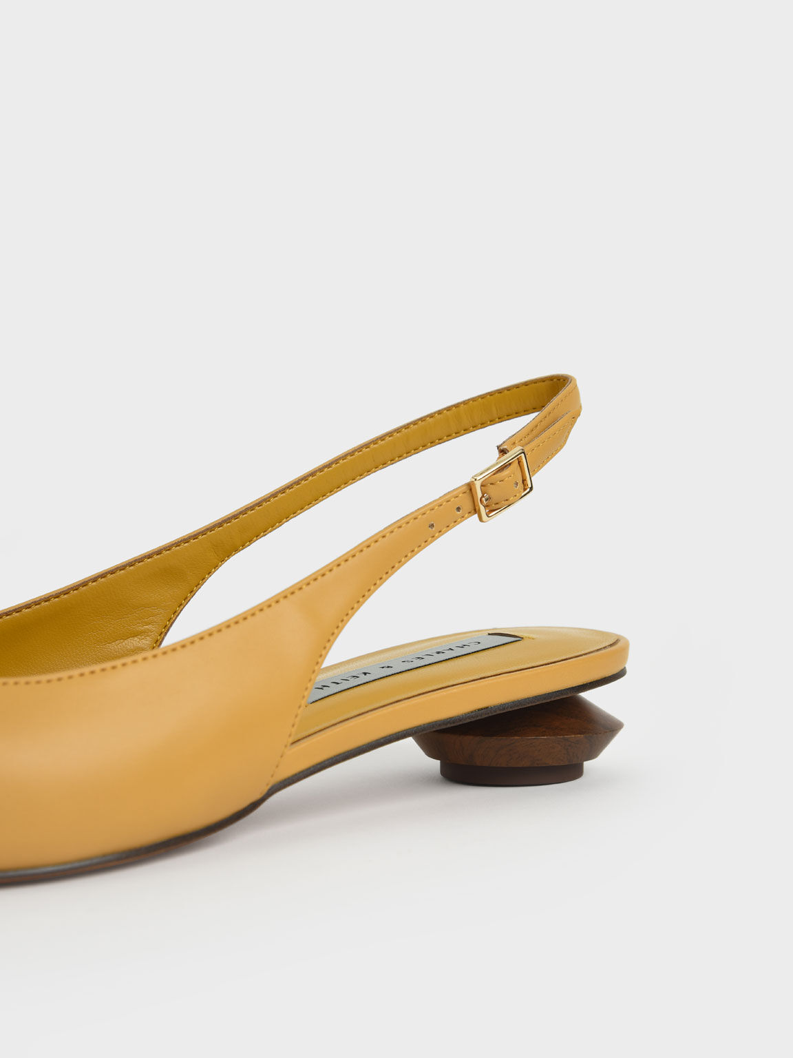 Mustard slingbacks best sale